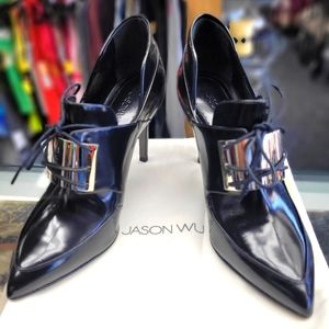 Jason Wu new black buckle shoes size 39